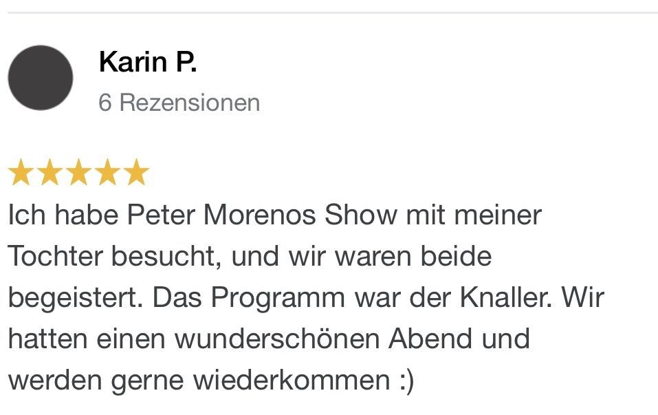 bauchredner moreno referenzen rezensionen 14