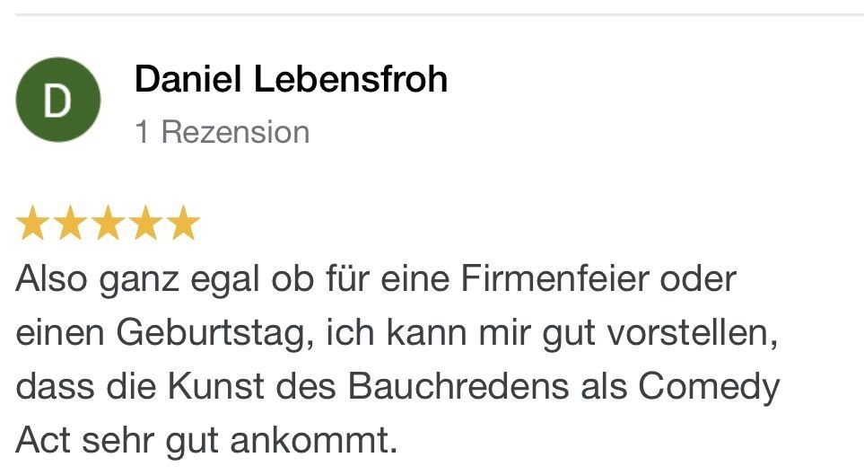 bauchredner moreno referenzen rezensionen 17