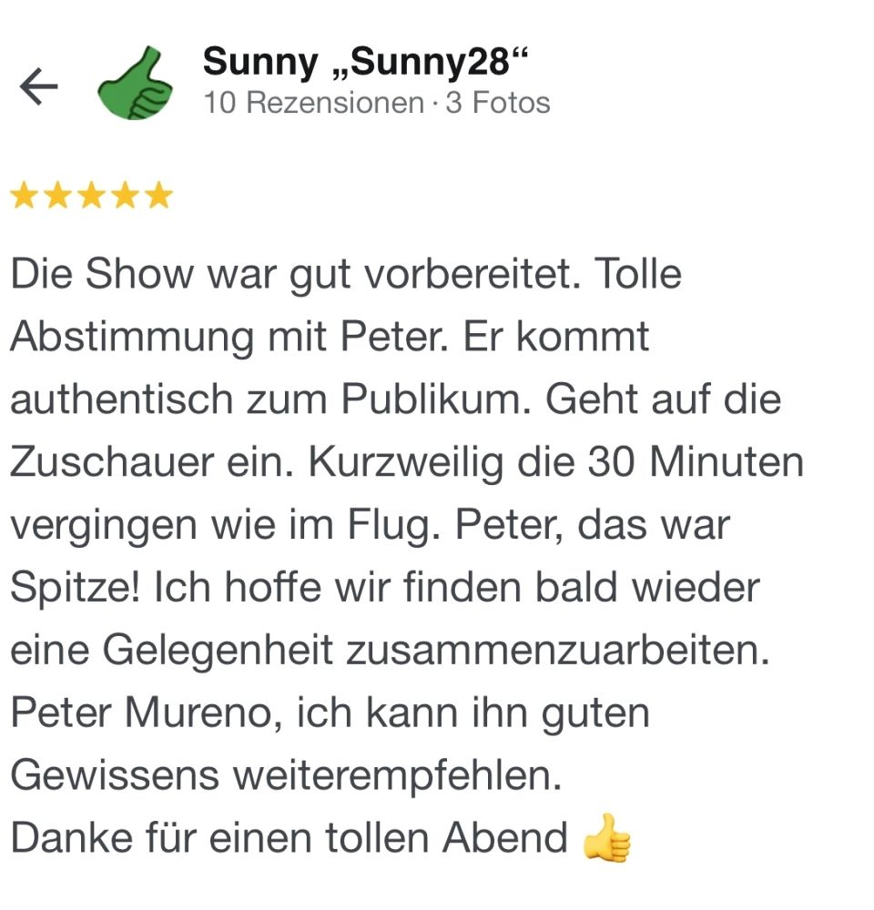 comedy komiker comedian rezension bewertung 8